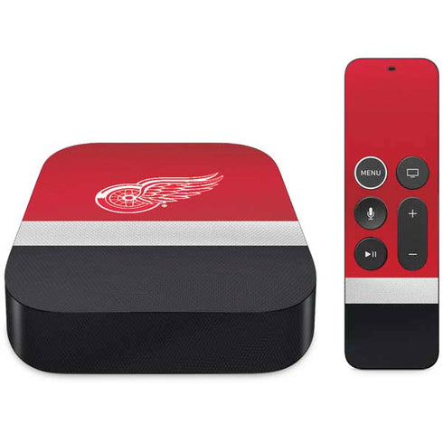 NHL Detroit Red Wings Jersey Apple TV Skin